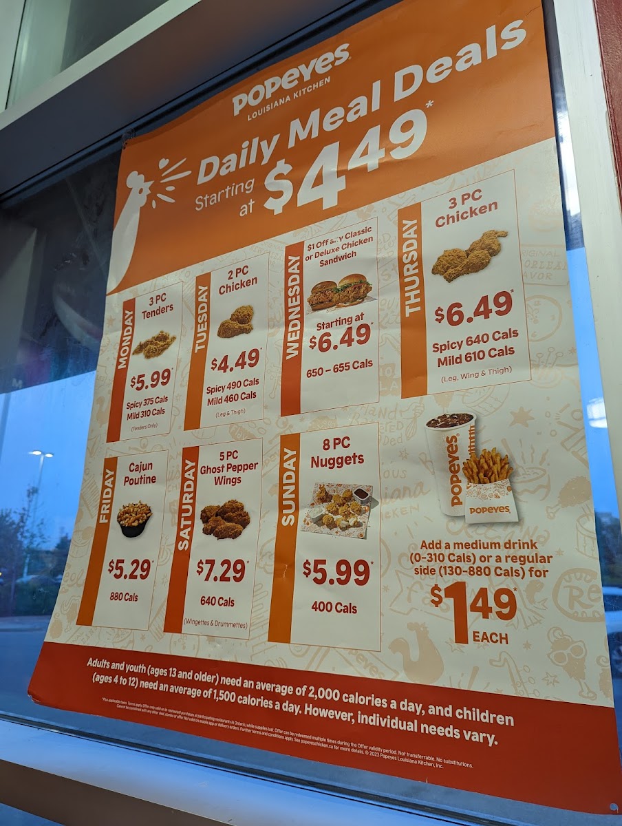 Popeyes Louisiana Kitchen, Square One-image-menu-5