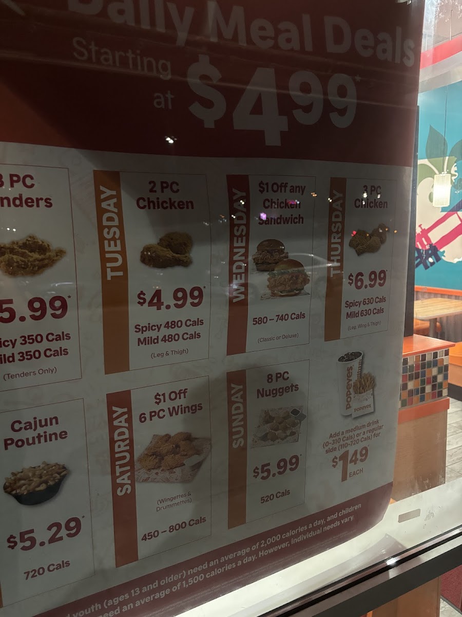Popeyes Louisiana Kitchen, Square One-image-menu-8